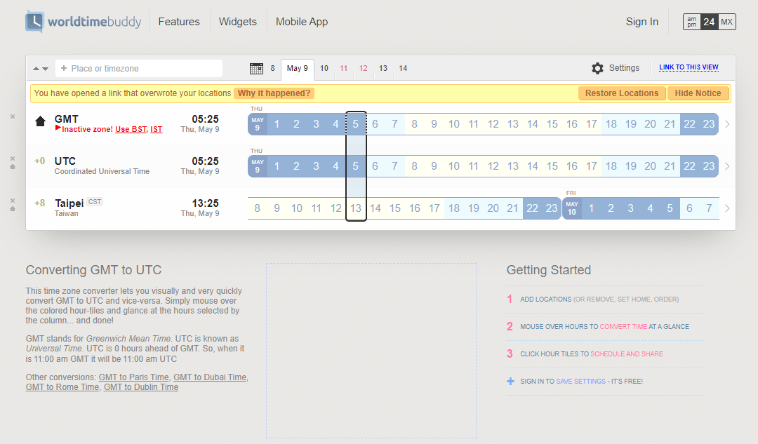 《系統工具 UTC轉GMT線上工具 學習筆記》 RD爸爸隨手記